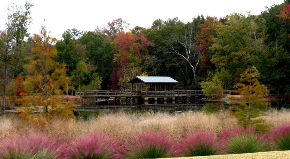 Brick Pond Park, pavilion, wetlands, stormwater