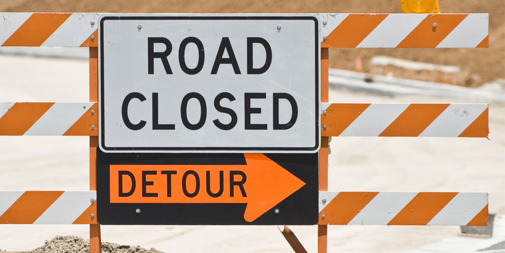 Road Closed Detour SCDOT